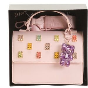 BETSEY JOHNSON crossbody with gummy bear charm
